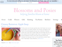 Tablet Screenshot of blossomsandposies.com